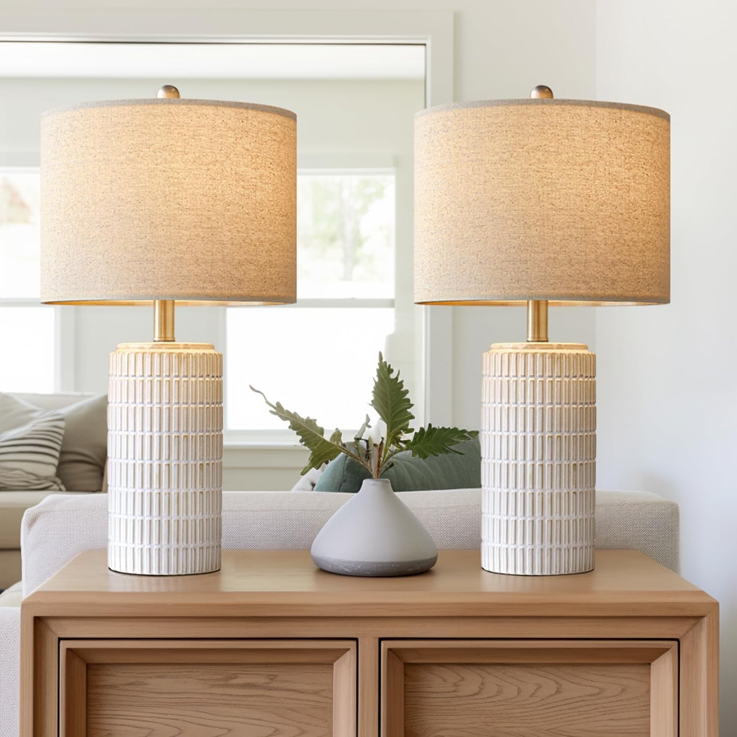 Ceramic Table Lamp Set