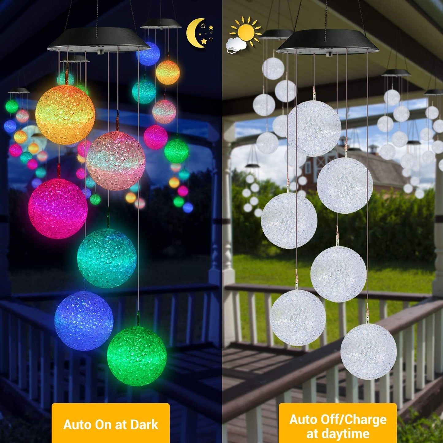 Toodour Solar Wind Chime
