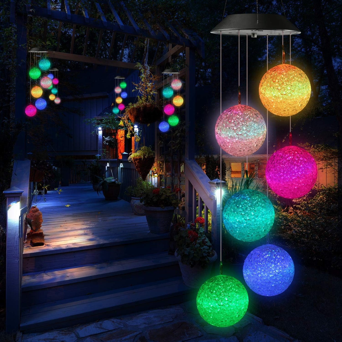 Toodour Solar Wind Chime