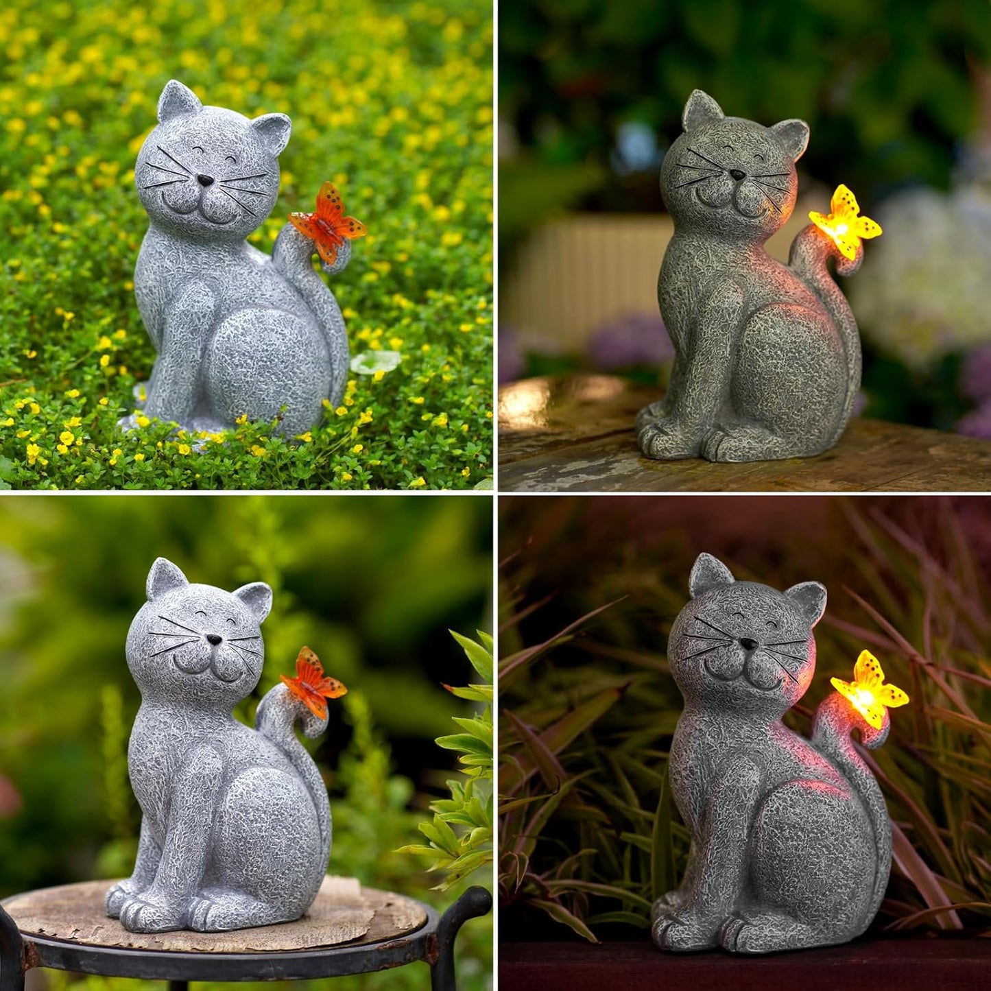 Cat Outdoor Statues for Garden