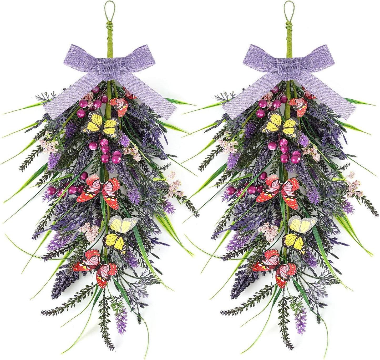 Artificial Lavender Teardrop