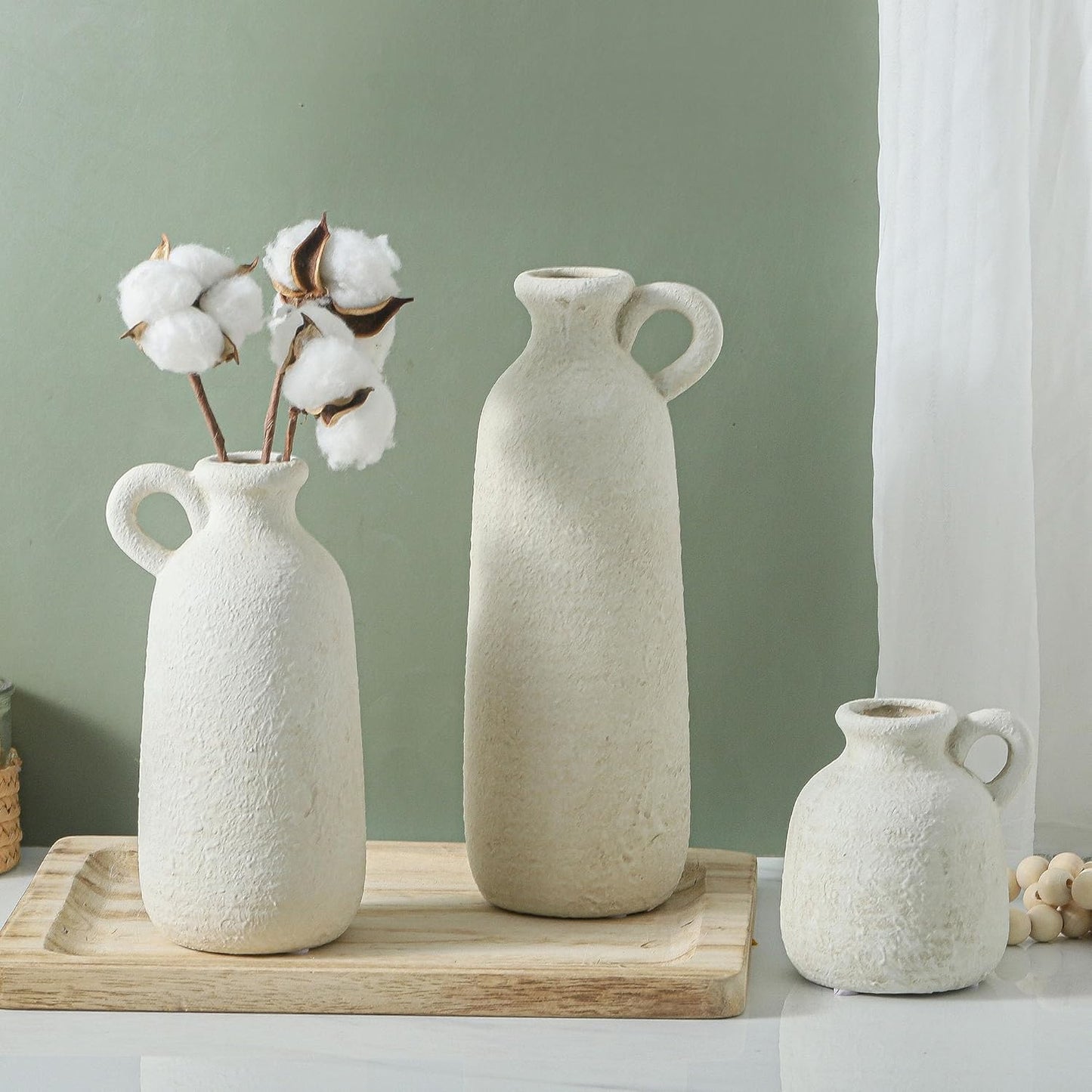 Neutral Rustic Vases