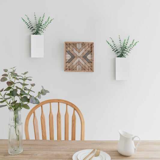 Wood Wall Planter Vase
