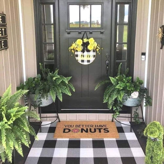 Buffalo Plaid Outdoor Rug