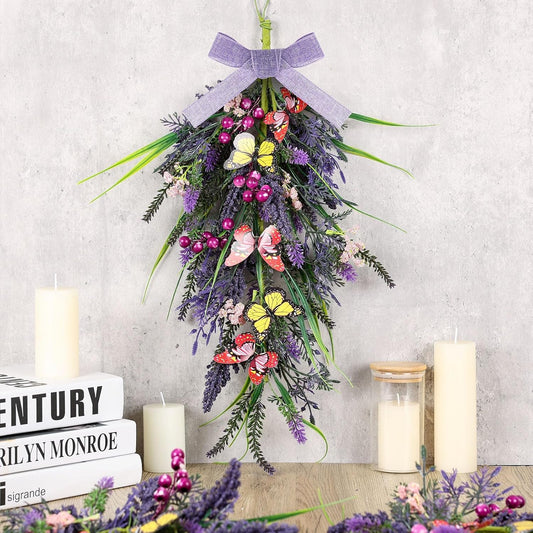 Artificial Lavender Teardrop