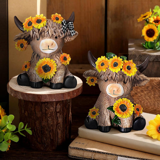 Highland Cow Figurines